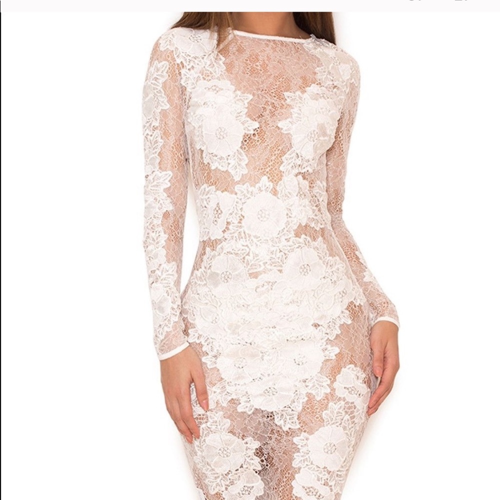 Nolita Limited Edition White Lace Dress
